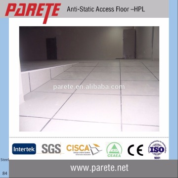 Anti static raised floor system
