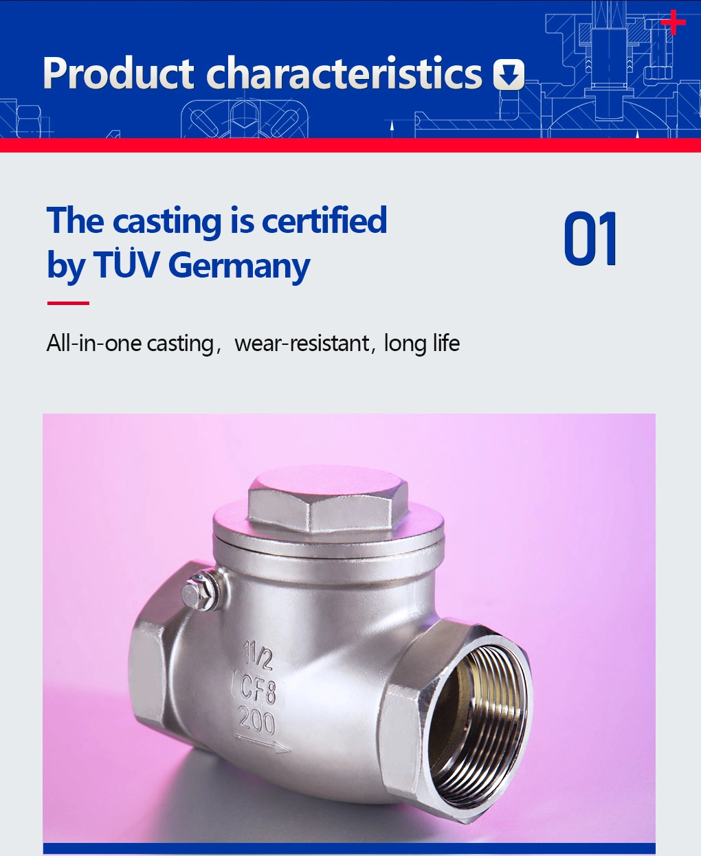 clapet anti-retour check valve