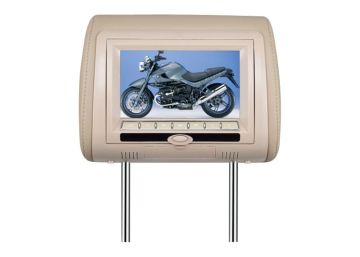 High Definition Car Headrest Dvd Players Dual Ir Pal / Ntsc