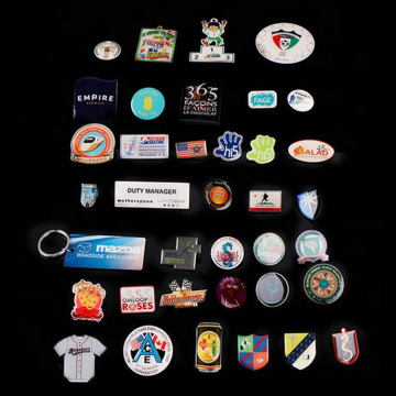 Custom Metal Pin Badge with Epoxy Printing - Good Price Lapel Pin Offset Printing