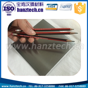 high density 99.9 w1 w2 tungsten plate sheet