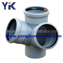 PVC Collapsible Cross Plastic Fitting Moulds