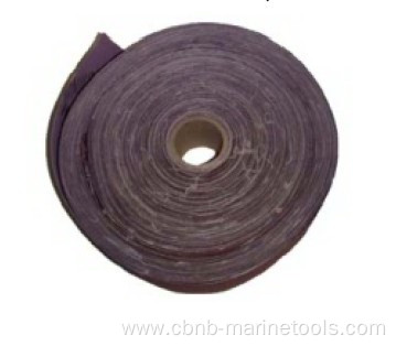 Emery tape for removing rust from metal components