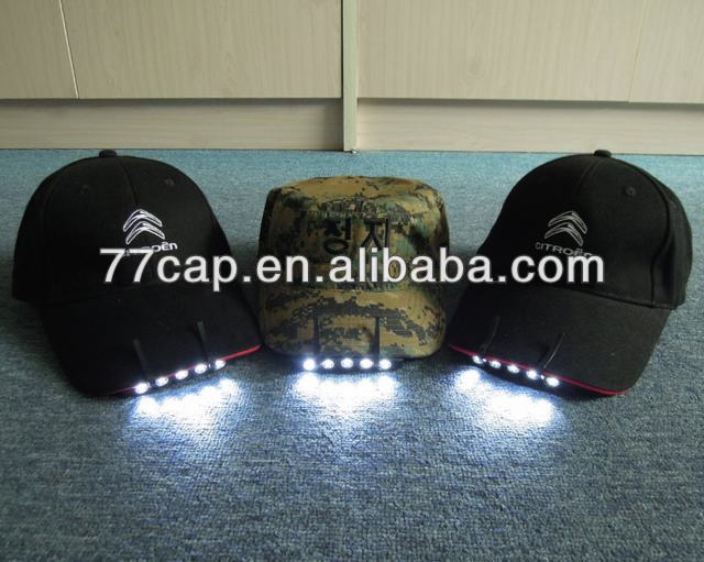 baseball caps with led lights