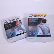 CMYK Plastic Packaging Stamp Printing: Folding Box with Transparent Top Hanger for Underwear