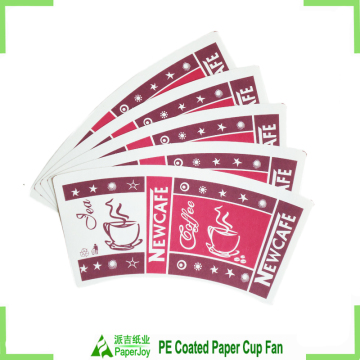 Customer Logo Printed Paper Cup Paper Coffee Paper Cup Fan