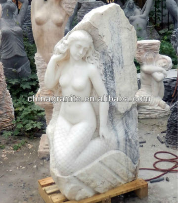 Beaty lady in natural marble