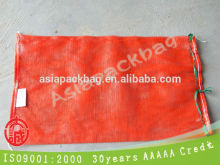 strong and cheap red pp mesh bags