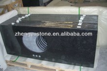High quality polished india black galaxy granite countertop