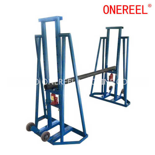 Zware lading jack wire reel stands