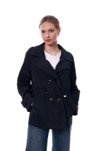 Black womens trench coat