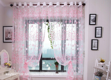 Rustic Curtain Yarn Customize Finished Curtains (C14111)