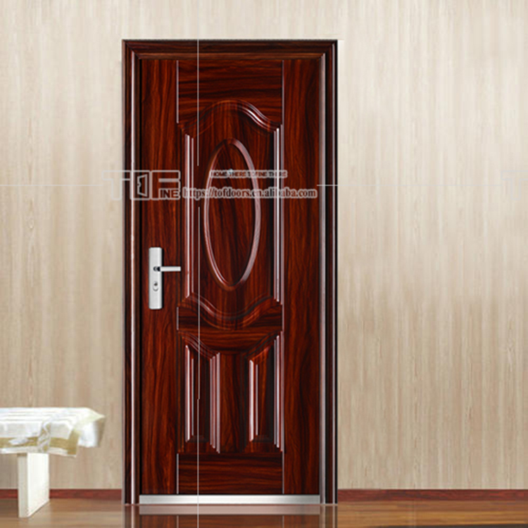 Hot Sale 110 degree Opening Sound-proof Wrought Iron Door Safety 3d Design