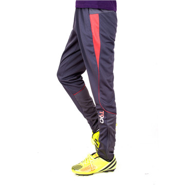 Pantalon sportif rayé avec fermeture éclair de poche pour hommes