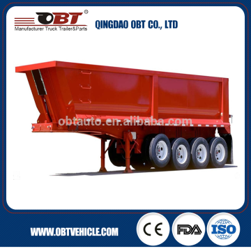 6 wheel End dump trucks trailer