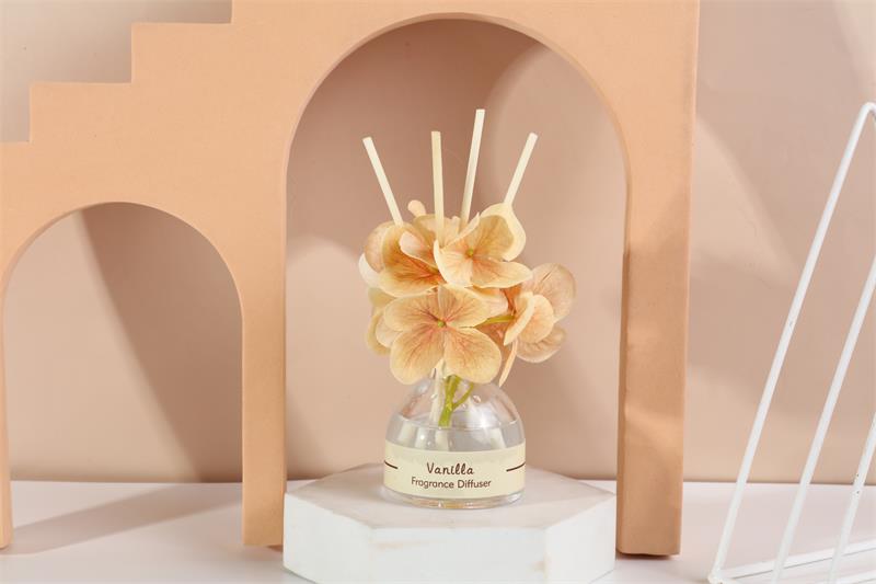 50 ml Semicircle Glass Bottle Flower Reed Diffuser