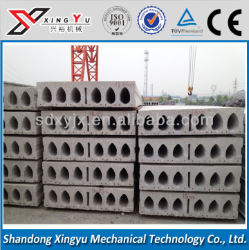 Hollow core cement floor slab moulding machine