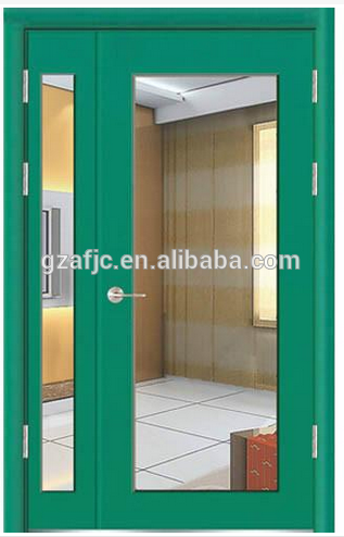 fireproof glass door, fire resist glass door, nice glass door fire rated, Guangzhou fire rated double doors