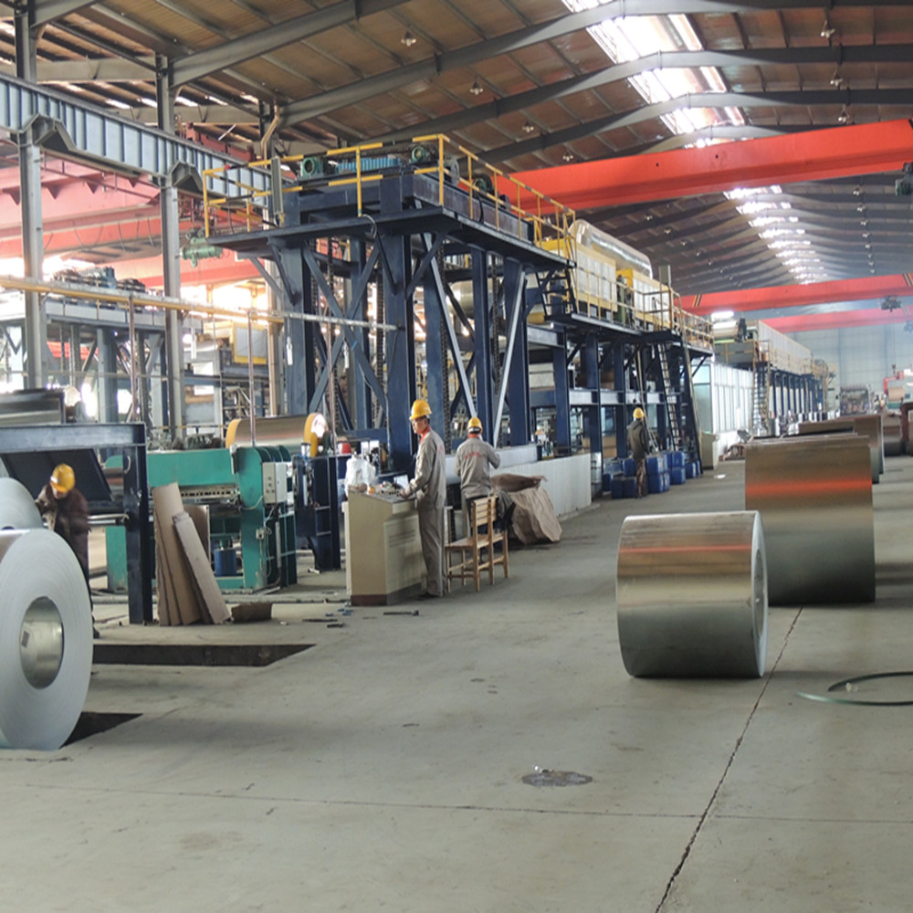 steel plate printing line