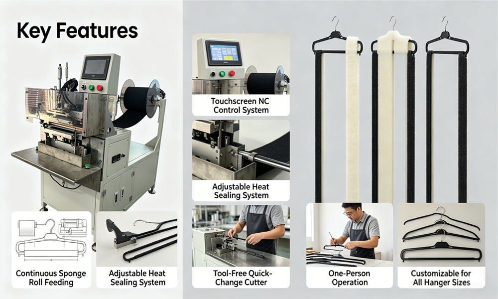 yüksek verimli askı makinesi 12-15 adet/dak high efficiency hanger machine 12-15pcs/min