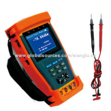 CCTV Video Tester with Digital Multimeter/Optical Power Meter & Pelco-P/D Multiple-protocol/Function