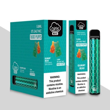 New Disposable Vaporizer 1800Puffs Airis Max E-Cigarette