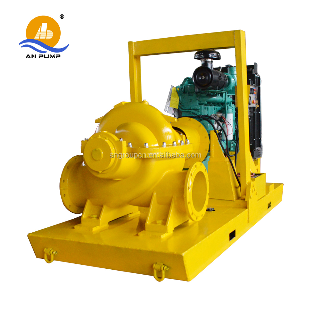 high quality large capacity 110kw 20 inch diesel engine centrifugal water pump