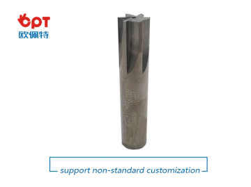 Solid carbide end mill reamers straight flute