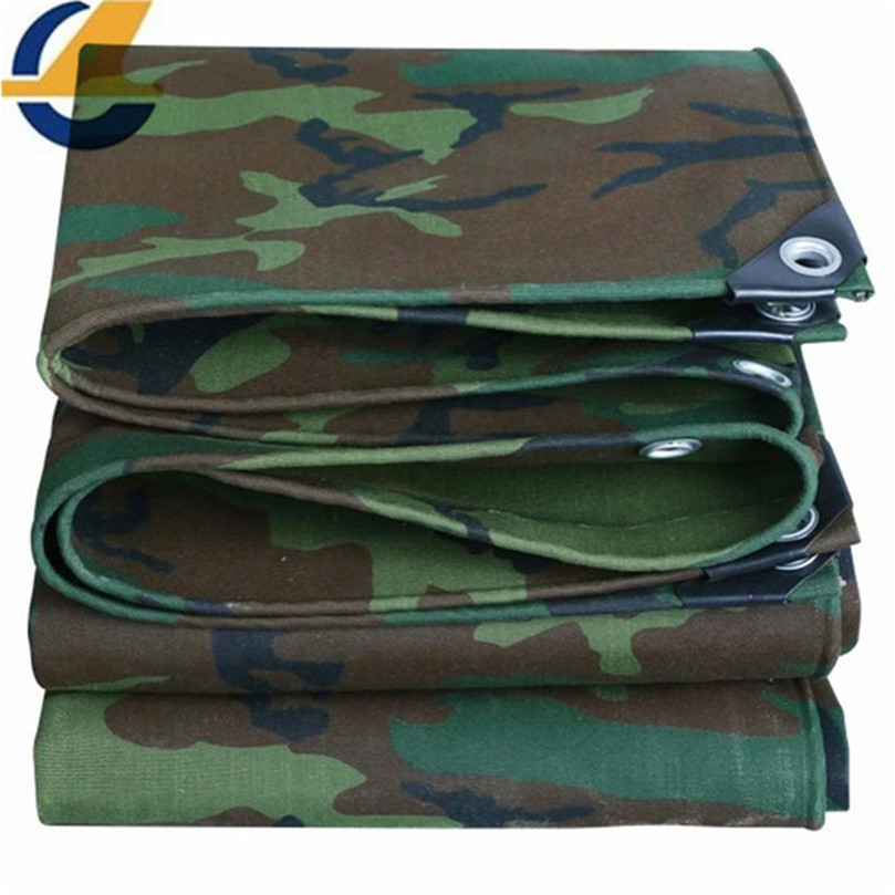 camouflag polyester canvas tarps 