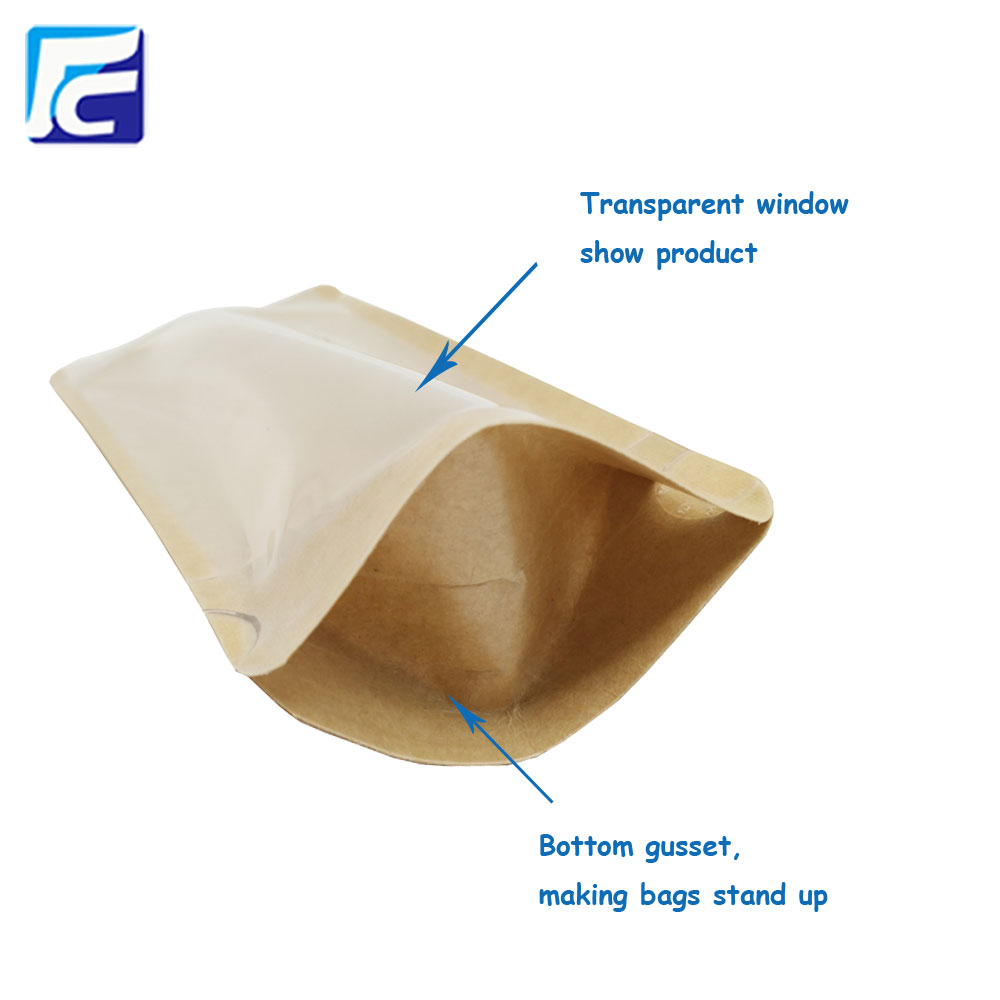 KClear Window Kraft Bag