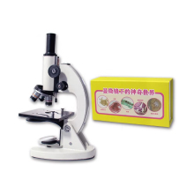 Student Microscope Gift Box Prepared Slides Vertical Head Introductory