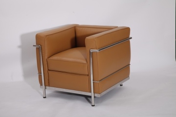 Le corbusier LC2 leather sofa