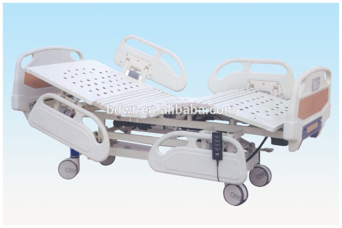 Five-function electric nursing hospital bed with CPR