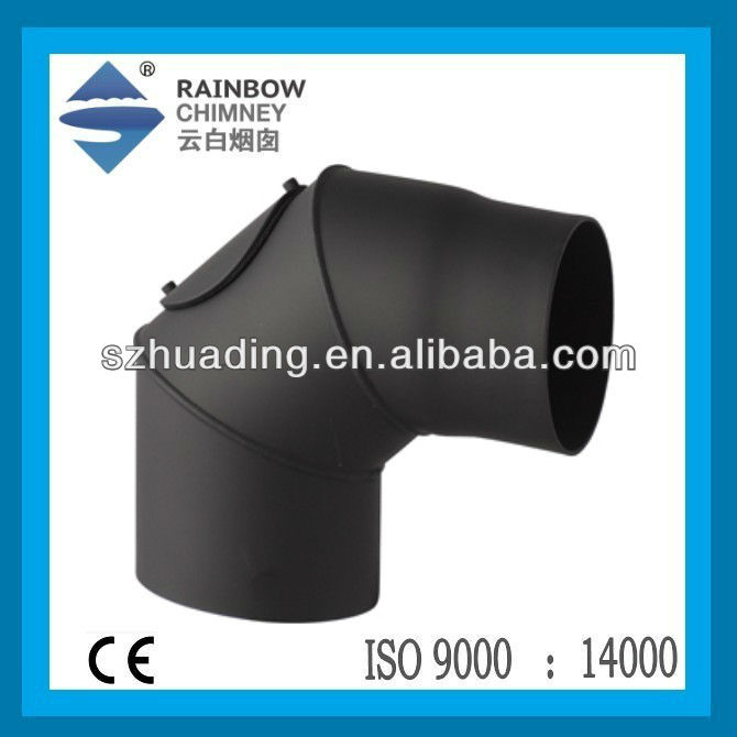 chimenea de estufa de acero al carbono pintado painted carbon steel stove chimney