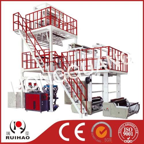 Three-Layer Co-Extrusion Rotary Die Head Film Blowing Machinery