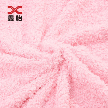 Solid Color Fuli Velvet Fabric for Toy Fabric