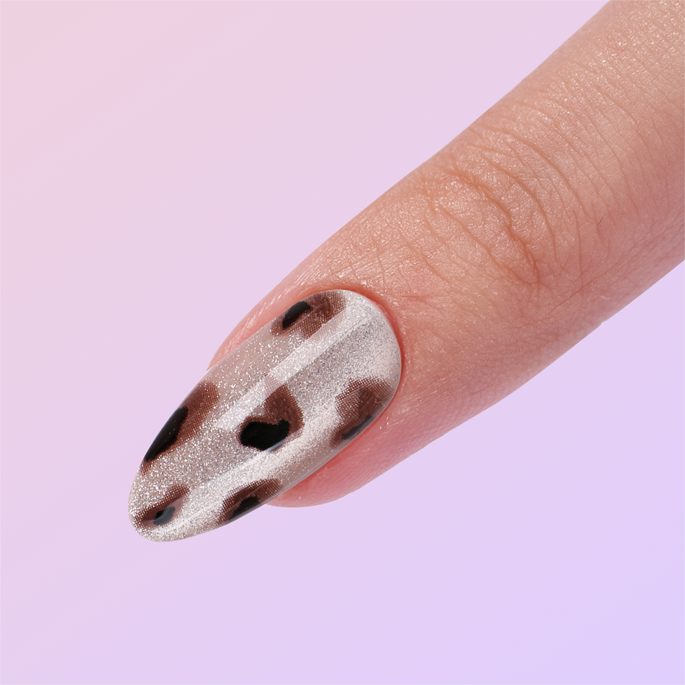 Acrylic cat eye nail