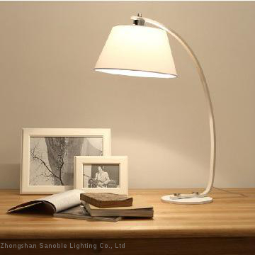 Modern table lamp fabric talbe light