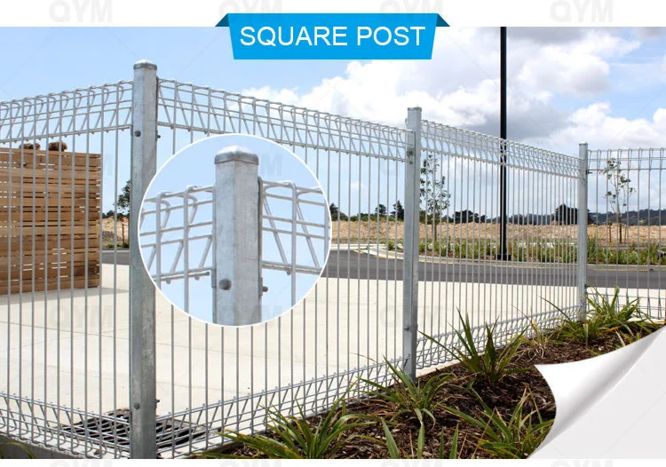 Hot Dipped Galvanized P Type Roll Top Fence Brc Fence