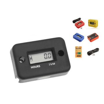 Waterproof Digital Hour Meter LCD Display for Racing Motorcycles, Boats, and KTMs