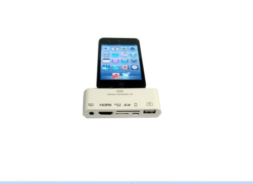 Usb Digital Iphone4 / Iphone 4s Ipad 2 In 1 Camera Connection Kit Card Readers