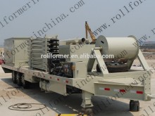 Self-support arched roof forming machine