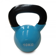 10KG Blue Vinyl Coated Kettlebell