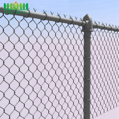 Free Design Galvanized PVC-coated Wholesale Chain Link Fence