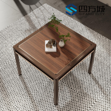 Elegant Wooden Frame Automatic Mahjong Device