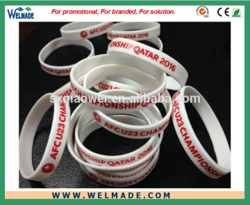 Qatar Sport day wristband/ Silicon wristband/
