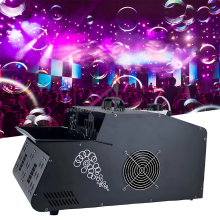 Hot 1500W Dual Wheel Bubble Machine with LED Fog - Party Equipment