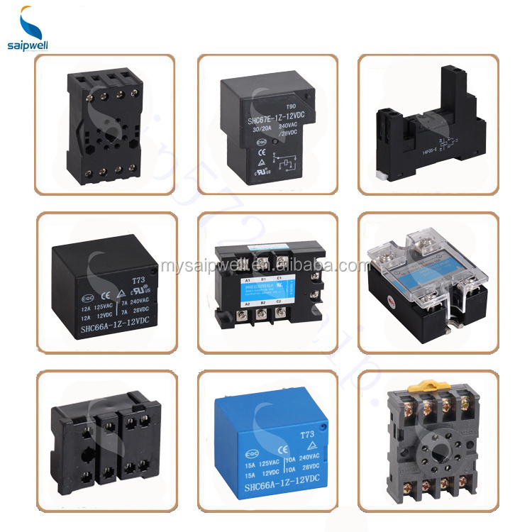 SAIPWELL/SAIP 30A/40A PCB Installed Light General Electrical Auto Relay