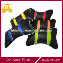 pu leather car neck dog bone pillow