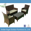 Outdoor Aluminium Wicker Dining Set Rattan Möbler